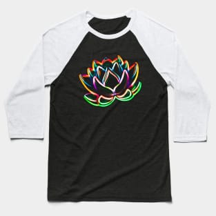 Lotus Neon Baseball T-Shirt
